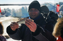 В районном центре прошли любительские соревнования по зимней рыбной ловле